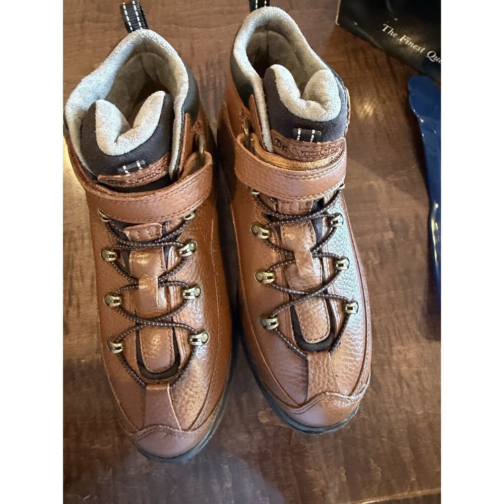 Dr Comfort Vigor 2520 Chestnut Women’s 9.5W Chestnut Leather Hiking Boots Ortho